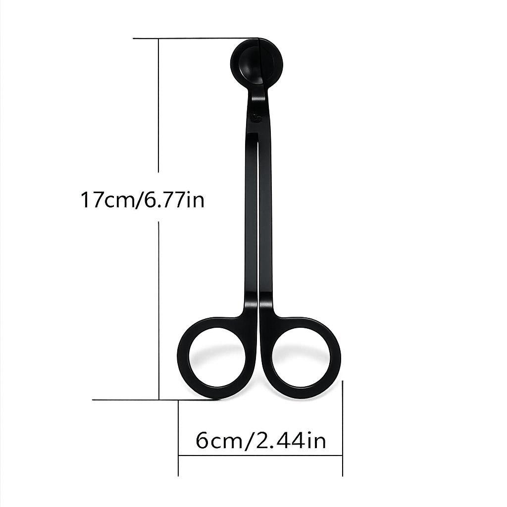 Candle Wick Trimmer - black