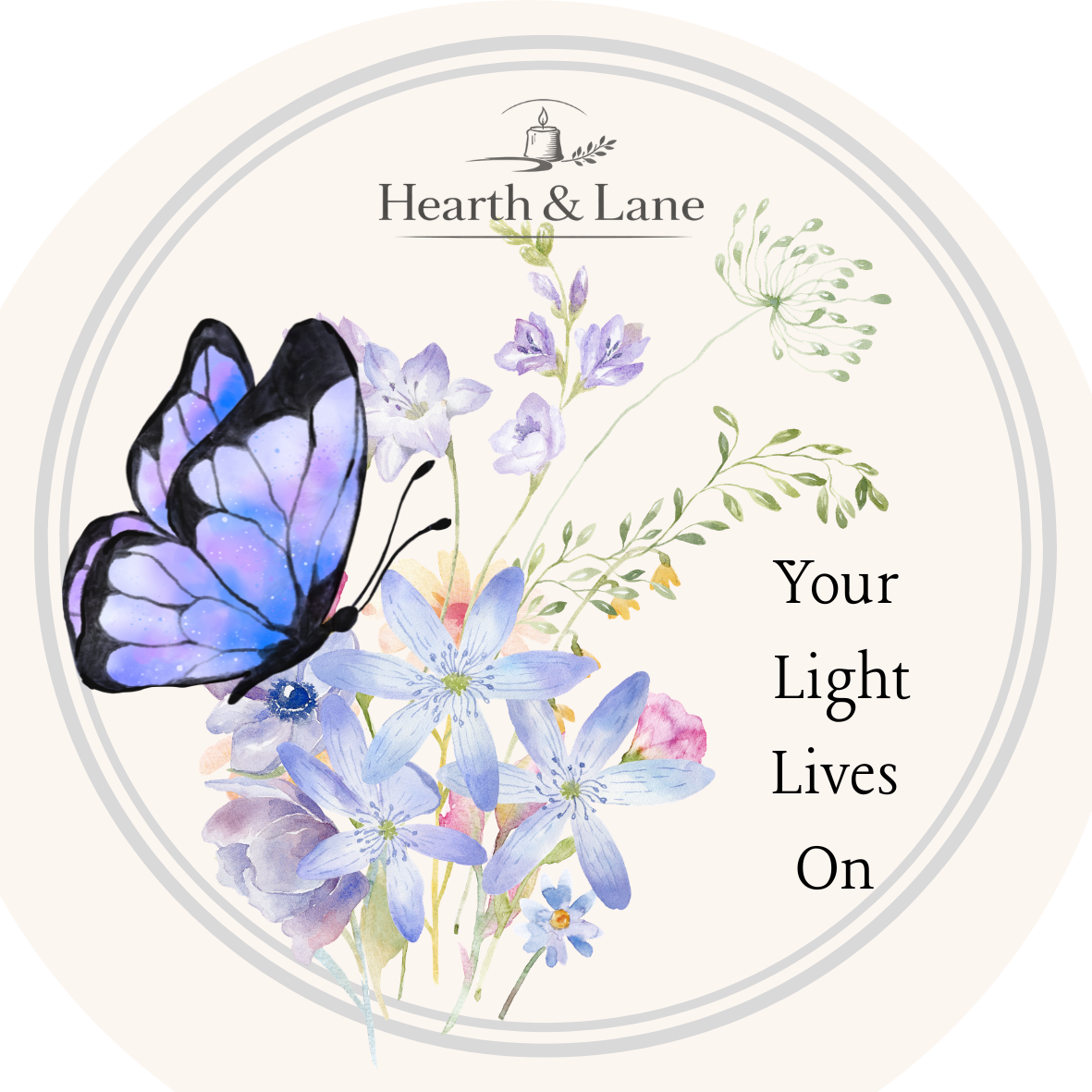 Butterfly Memory Candle