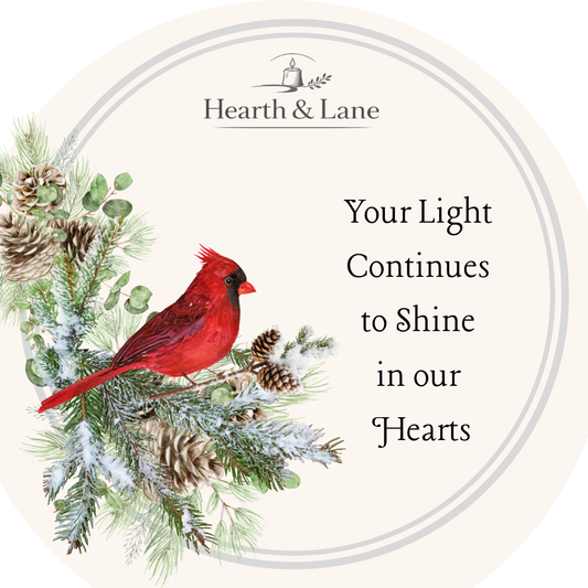 Cardinal Memory Candle